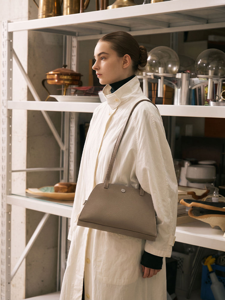 ANTE ISLA Hedy Shell Bag, Niche Large‑Capacity Commuter Shoulder Bag, Versatile Handbag, Perfect for Birthday Gift